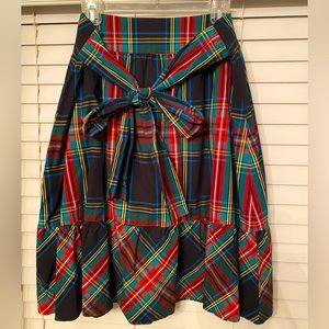 J. Crew Holiday Plaid Skirt - Sz 10
